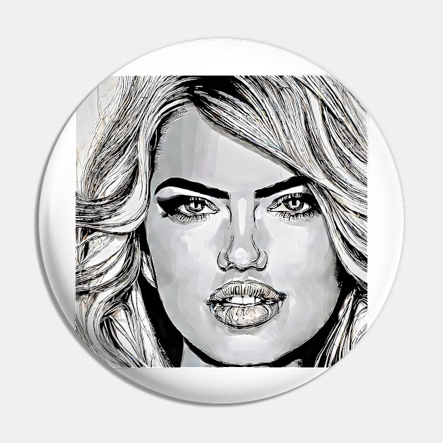 Black&white Kate Pin by bogfl