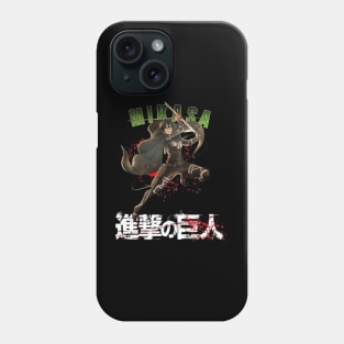 Mikasa Ackerman attack on Titan Phone Case