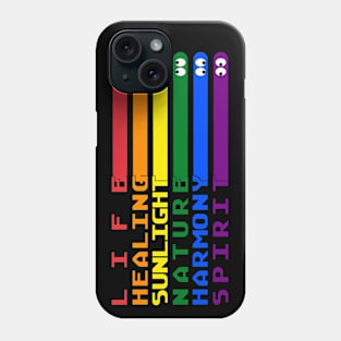 retro vintage videogames funny colorfull lgbt Phone Case