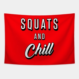 Squats And Chill Tapestry