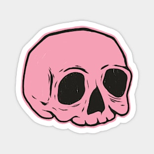 Classic Skull (PINK) Magnet