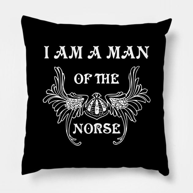 I am a man of the Norse Pillow by All About Nerds