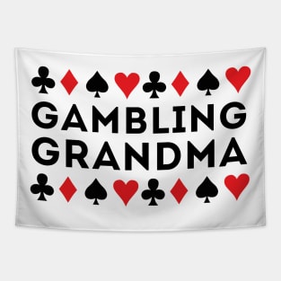 Gambling Grandma Tapestry