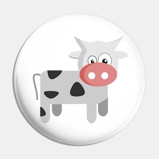 Cute cartoon cow Pin