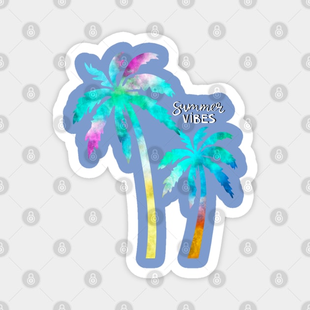 Palm trees Magnet by Miruna Mares