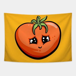 Cheeky Cartoon Tomato Character Garden Tips Toons Tapestry