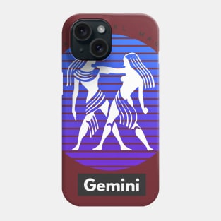 Gemini Black Girl Magic (Zodiac sign) Phone Case