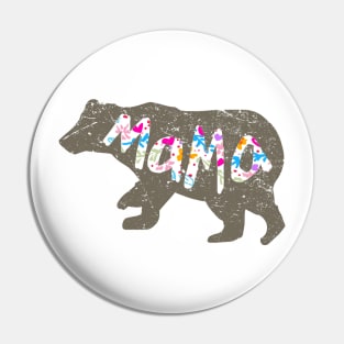 Mama bear floral Pin