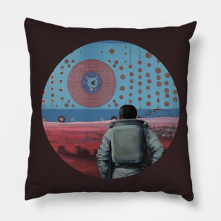 Hallucinating Astronaut Pillow