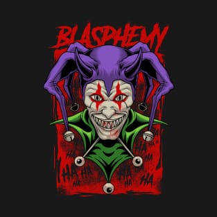 Horror Clown Halloween Theme T-Shirt