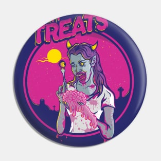 Witch Demon eater Design T-shirt STICKERS CASES MUGS WALL ART NOTEBOOKS PILLOWS TOTES TAPESTRIES PINS MAGNETS MASKS Pin