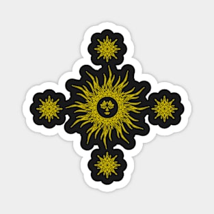 Sun and Stars design Magnet