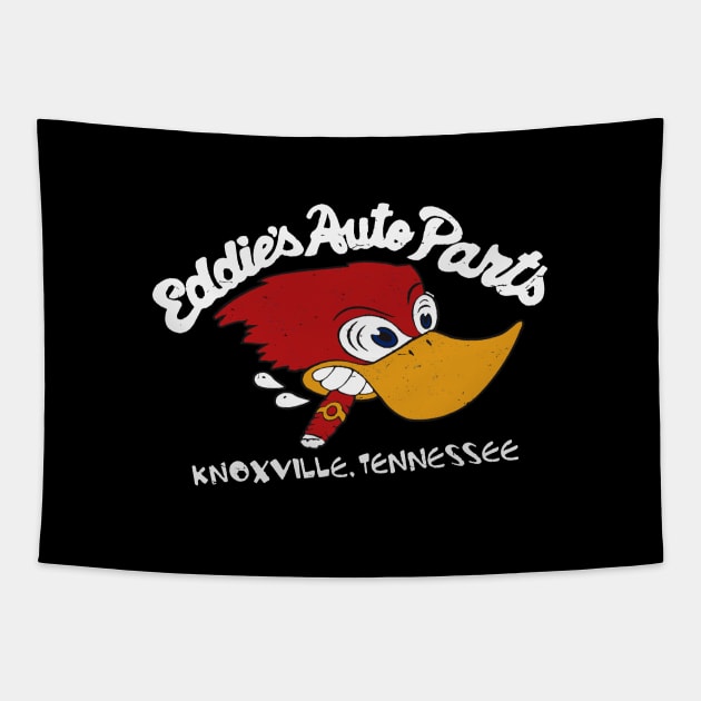 Johnny Knoxville Vintage Eddie's Autoparts Tennessee t shirt Tapestry by ALAN VEL