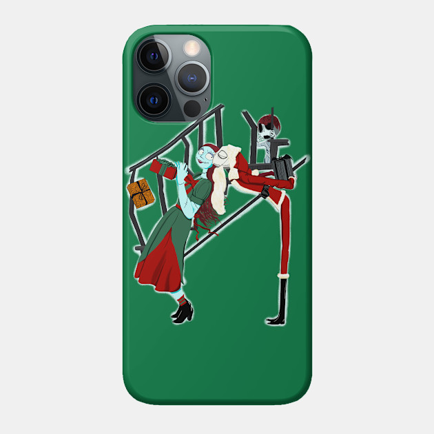 I Saw Mommy Kissing Santa Jack - Christmas - Phone Case