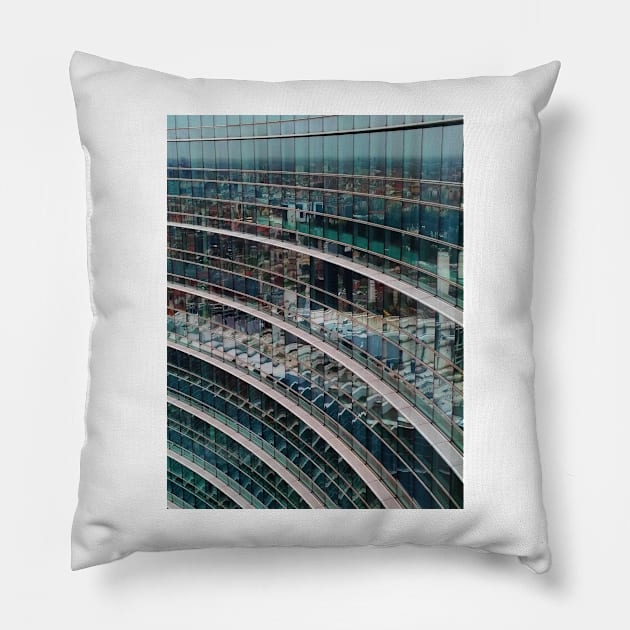 Milan Reflected. Unicredit Building Pillow by IgorPozdnyakov