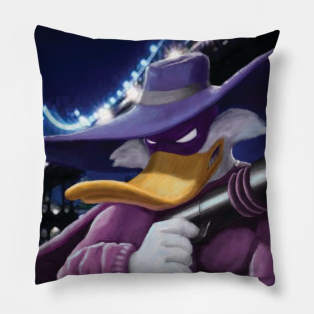 Darkwing Duck Pillow by Zazhiga1ka