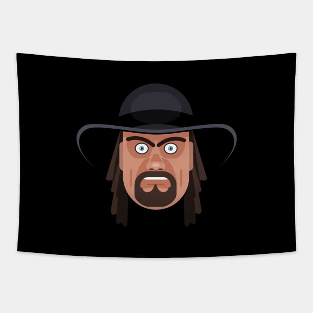 Undertaker Head Tapestry by FITmedia