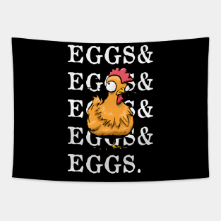 Hard Workin' Hen Tapestry