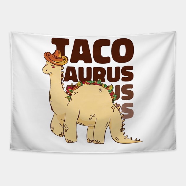 Taco Saurus Tapestry by catalinahogan