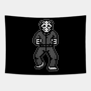 Retro Jason - Grey Vintage Tapestry