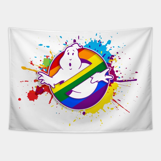 Ghostbusters  - Pride Tapestry by SwittCraft