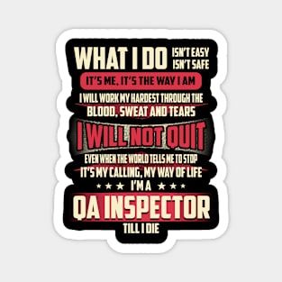 Qa Inspector What i Do Magnet