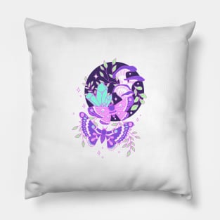 Whimsical Witch - Purple Glow Pillow