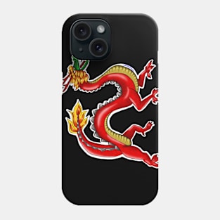 Chinese Dragon Doodle Illustration Phone Case