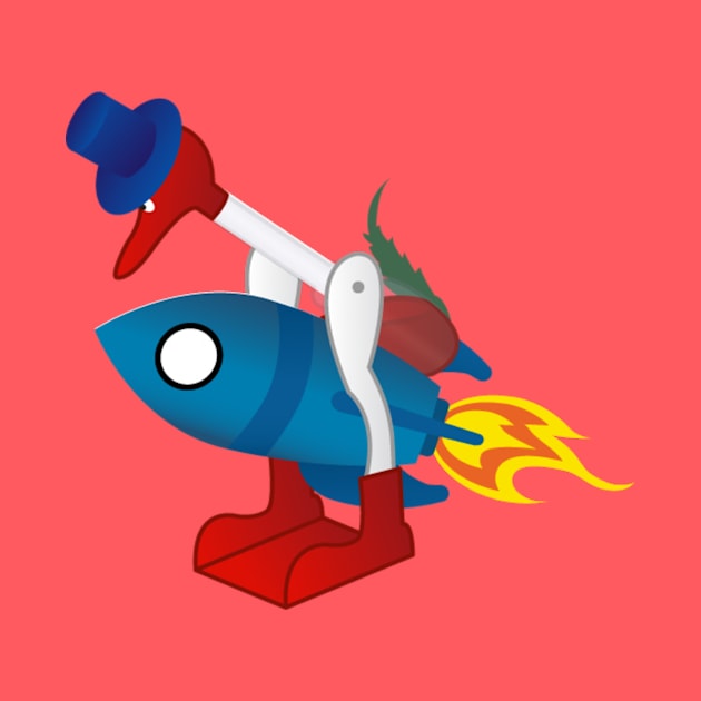 Rocket Bird by griffin173