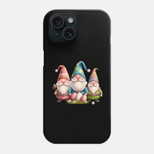 Funny Spring Gnomes Easter Egg Hunting Phone Case