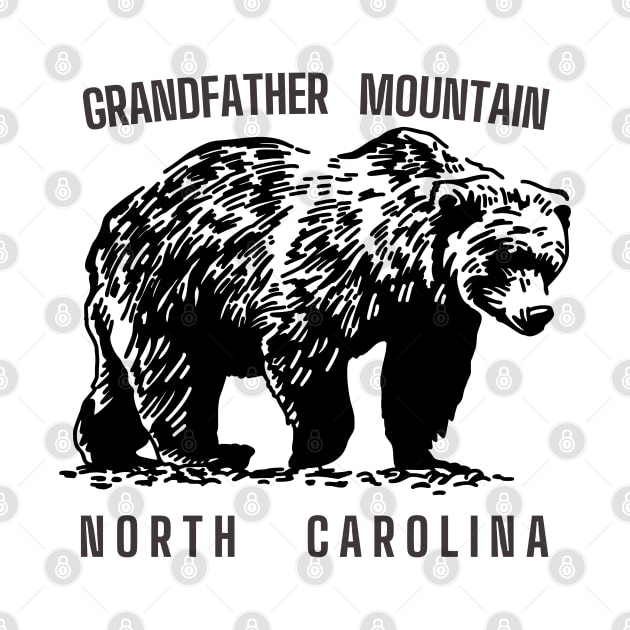 Grandfather Mountain, North Carolina - Big Black Bear by Contentarama