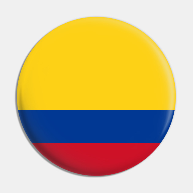 Colombian Flag Colombia Pin Teepublic De