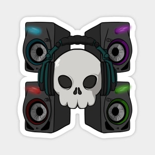 Deejays cre Jolly Roger pirate flag (no caption) Magnet