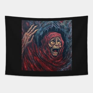 Red Ghost Nightmare Tapestry