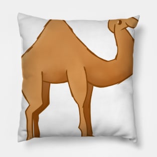 Cute Camel Drawing Pillow