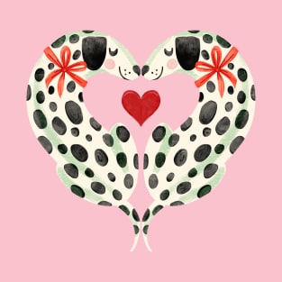 Dalmatians in Love T-Shirt