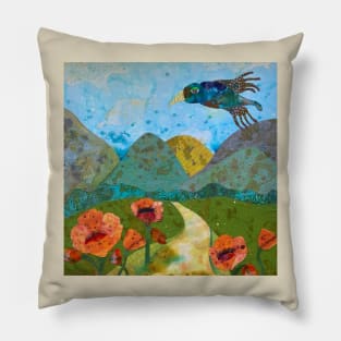 California Poppies Pillow