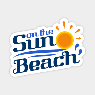 sun on the beach Magnet