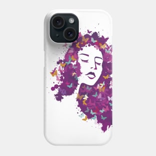 Butterfly woman Phone Case