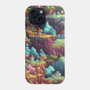 Pixel Art Repeating Pattern Phone Case