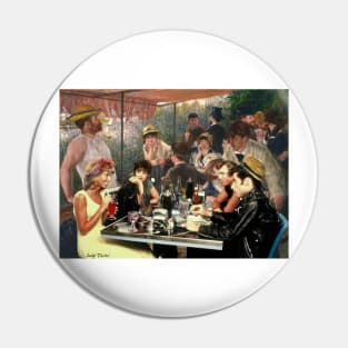 Renoir's Luncheon of the Boating Party & Grease Pin