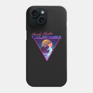 Retro Vaporwave Ski Mountain | Heavenly Mountain California | Shirts, Stickers, and More! Phone Case