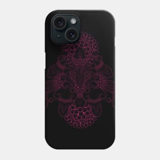 Minimalist Medallion Flower art-Sacred Mandala Flower Phone Case