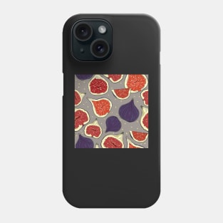 Common fig fruits pattern Phone Case