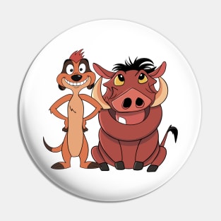 Timon & Pumba cute friends, lion king, hakuna matata Pin