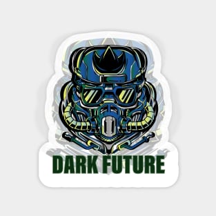 Dark Future Helmet Magnet