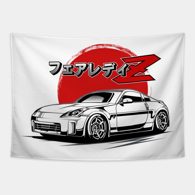Fairlady 350z Black Tapestry by cturs