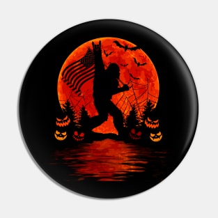 Bigfoot Halloween Pin