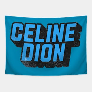 Celine Under Blue Tapestry