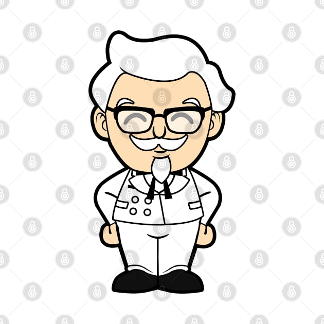 Happy Colonel Sanders by mighty corps studio